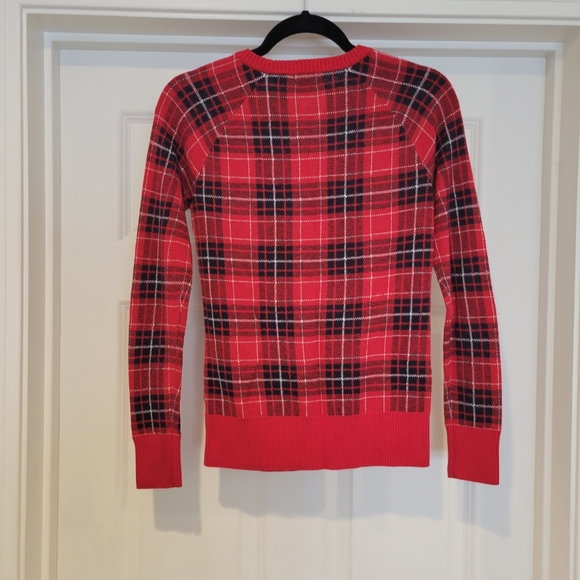 Merona plaid crew neck sweater - Picture 5 of 5